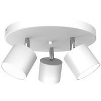 Milagro - Lampa sufitowa DIXIE WHITE 3xGX53