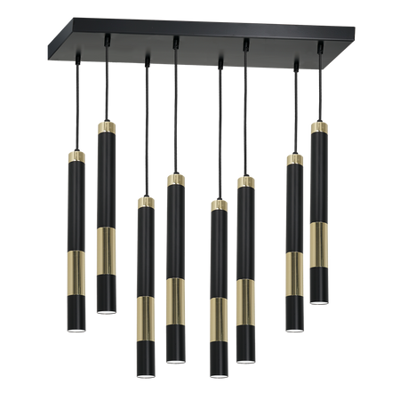 Milagro - Lampa sufitowa DALLAS GOLD 8x miniGU10