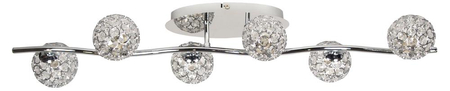 STARLET LAMPA SUFITOWA LISTWA 6X40W G9 CHROM/TRANSPARENT
