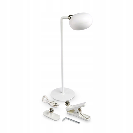 Lampka Biurkowa LED Ładowalna VIDEX 300 Lumenów Akumulator 1800mAh Biała VLE-TF18W