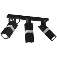 Milagro - Lampa sufitowa VIDAR BLACK/CHROME 3xGU10