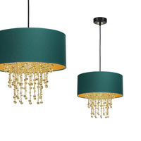 Milagro - Lampa wisząca ALMERIA GREEN/GOLD 1xE27