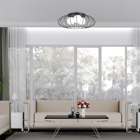 Milagro - Lampa Sufitowa KRONOS BLACK 3xE14