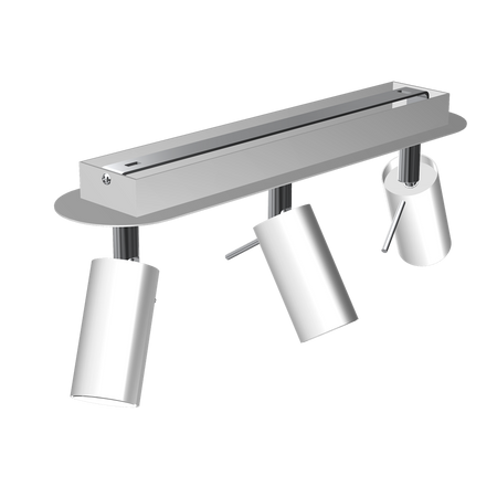 Milagro - Lampa sufitowa PRESTON WHITE/CHROME 3x mini GU10