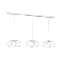 Milagro - Lampa Wisząca KRONOS WHITE 3xE14