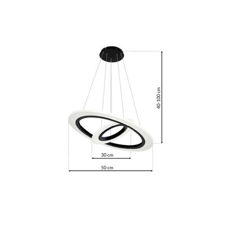 Milagro - LAMPA WISZĄCA COSMO 36W LED