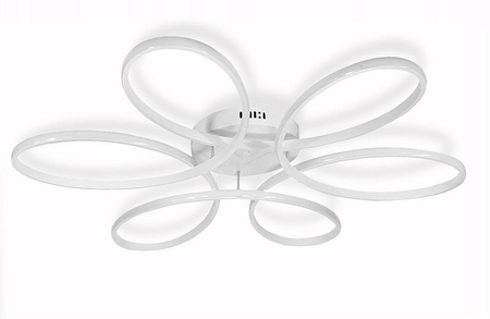 LAMPA DEKORACYJNA OKRĘGI 100W + PILOT BIAŁA DL-J05