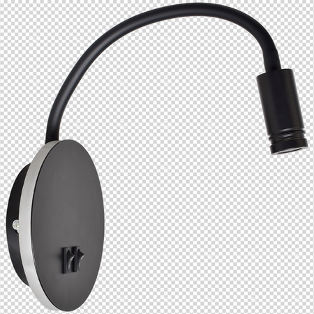 Milagro - Lampka nocna BASE 8W+2W BLACK
