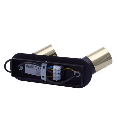Milagro - Lampa sufitowa WILSON BLACK 2xGU10