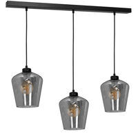 Milagro - Lampa wisząca SANTIAGO SMOKED 3xE27