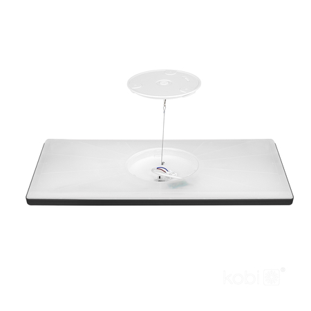 Plafon LED NIVERA SQUARE 32W 3CCT IP54 czarny Kobi Premium