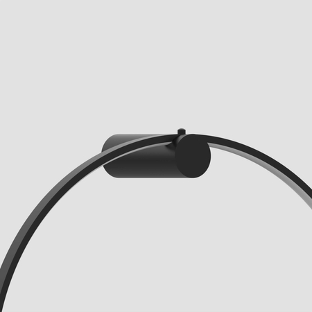 Kinkiet Mirror S czarny IP44 LED CCT