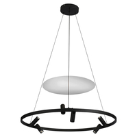 Lampa wisząca Almeria czarna LED 4000K