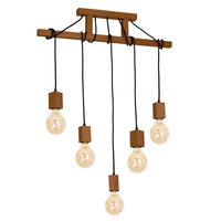 Milagro - Lampa Wisząca JACK 5xE27 Dąb
