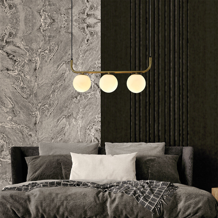 Lampa wisząca Alisa złota 3xE14