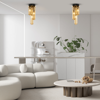 Milagro - Lampa sufitowa PAX GOLD 3xG9