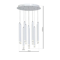 Milagro - LAMPA WISZĄCA ALBA 12W LED