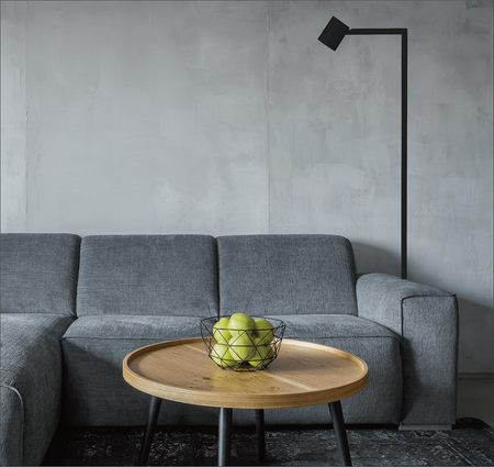 Lampa podłogowa Snow czarna 1xGU10