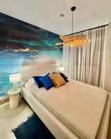 Rattanowa lampa wisząca Raya naturalna 1xE27