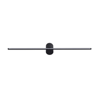 Kinkiet Modern Slim 60 cm czarny LED 3000K
