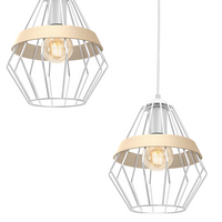 Milagro - Lampa wisząca CLIFF WHITE 3xE27