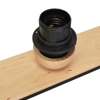 Milagro - Lampa sufitowa DAMA BLACK 3xE27