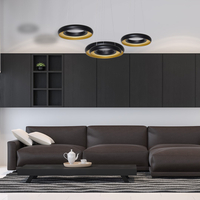 Milagro - LAMPA WISZĄCA RONDO NERO 36W LED