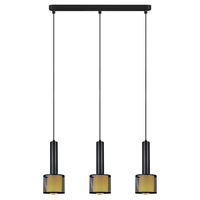 Lampa wisząca Amo czarna 3xE27