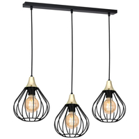 Milagro - Lampa wisząca KANE BLACK 3xE27