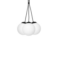 Milagro - Lampa wisząca LIMA BLACK 3xE14