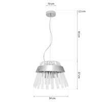 Milagro - Lampa sufitowa ROYAL 4xE14