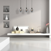 Milagro - Lampa wisząca RICHMOND BLACK / GOLD 3xE27  Listwa