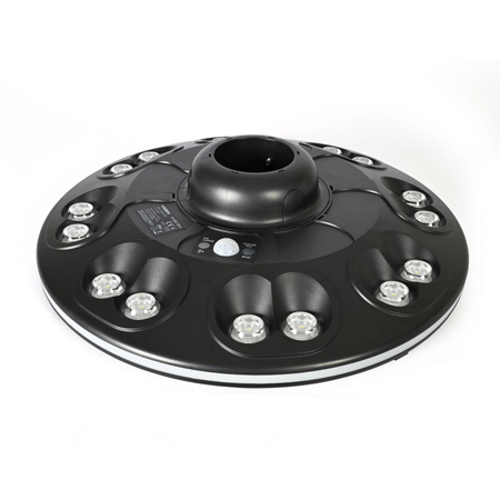Parkowa lampa solarna LED Videx IP54 5000K 1400lm czujnik ruchu + pilot