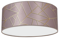 Milagro - Lampa sufitowa ZIGGY PINK Gold/Pink 2xE27 Ø40cm