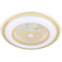 Milagro - Plafoniera LED ZONDA GOLD 48W z wentylatorem