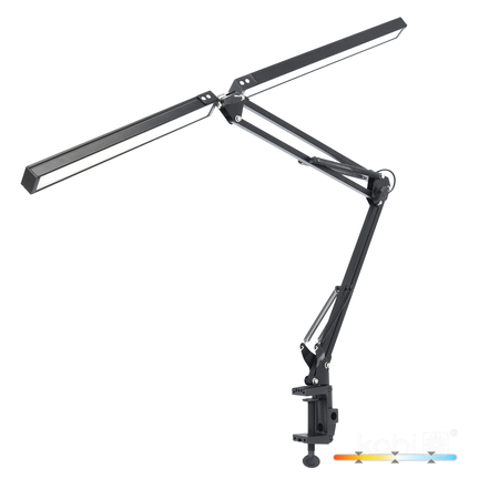 Lampka biurkowa LED TENUIX DUO 28W 3CCT czarna LED2B