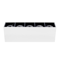 Lampa liniowa natynkowa 15w 4000K biało-czarna JDL-3T