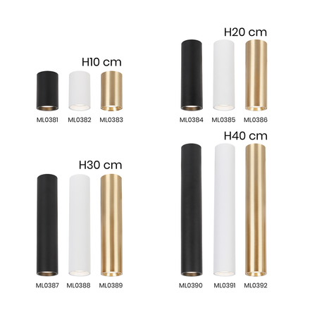 Milagro - GENESIS SPOT GOLD 1xGU10 40cm