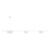 Milagro - Lampa wisząca (listwa) GENESIS WHITE 7xGU10