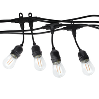 GIRLANDA 10 METRÓW Z ŻARÓWKĄ FILAMENTOWĄ 10x1,5W