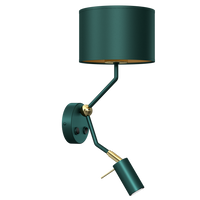 Milagro - Kinkiet VERDE GREEN + 1x mini GU10