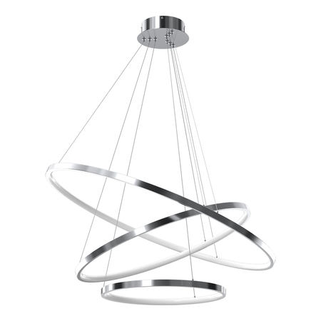 Milagro - Lampa wisząca ROTONDA CHROME 93W LED