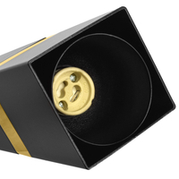 Milagro - Lampa wisząca VIDAR BLACK/GOLD 3xGU10