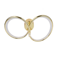 Azina 2 Plafon złota LED