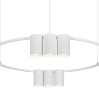 Lampa wisząca (koło) Genesis 10xGU10 Biały