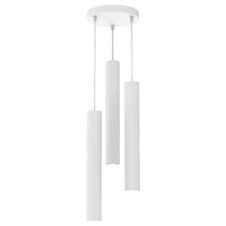 Milagro - Lampa wisząca HUDSON WHITE 3xGU10