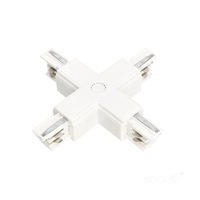 Łącznik do szynoprzewodu 3-obwodowy X biały Kobi