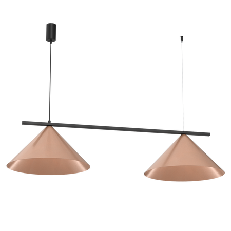 Milagro - Lampa wisząca CAPITAL  CZARNY-MIEDZIANY 2XGX53