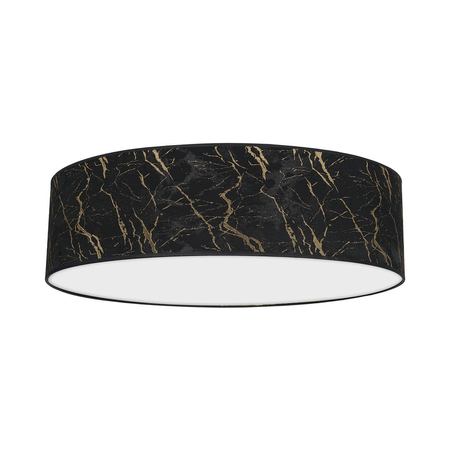 Milagro - Lampa sufitowa SENSO Black/Gold 3xE27 Ø60cm