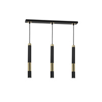 Milagro - Lampa wisząca DALLAS GOLD 3x miniGU10